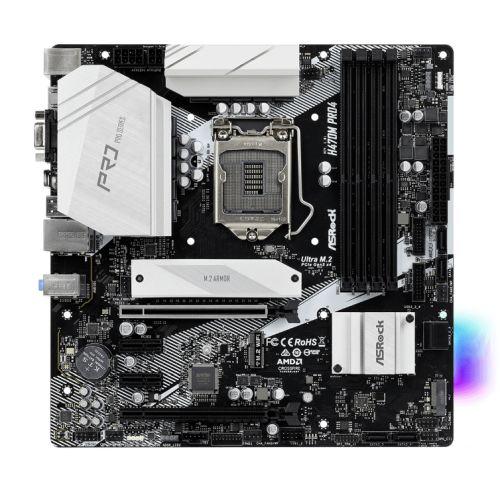 ASRock H470M Pro4 動作確認済みLGA1200 MicroATX ASRock H470M Pro4 Micro ATX LGA1200 Motherboard (H470M Pro4