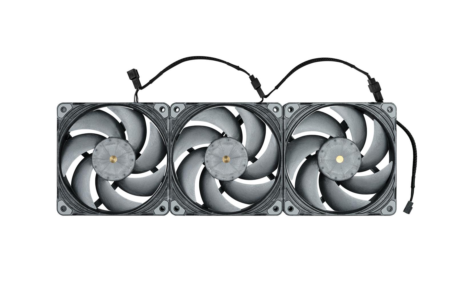 Phanteks T30-120 101 CFM 120 mm Fans 3-Pack (PH-F120T30_BG_3P