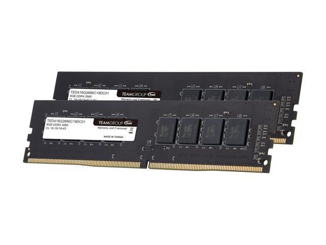 TEAMGROUP Elite 16 GB (2 x 8 GB) DDR4-2666 CL19 Memory