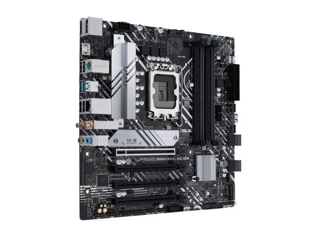Asus PRIME B660M-A AC D4 Micro ATX LGA1700 Motherboard (PRIME
