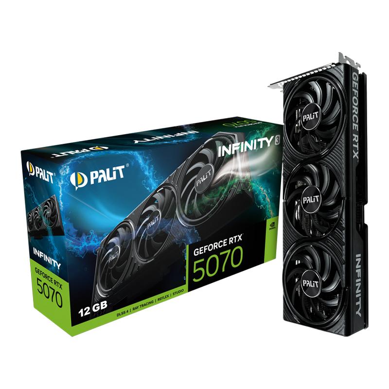 Palit Infinity 3 GeForce RTX 5070 12 GB Video Card (NE75070019K9