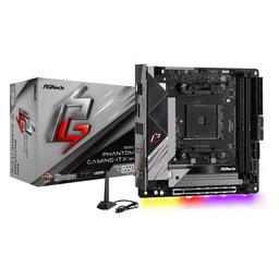 ASRock B550 Phantom Gaming-ITX/ax Mini ITX AM4 Motherboard (B550