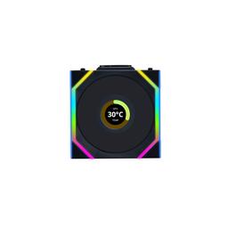 Lian Li UNI FAN SL Wireless LCD 50.08 CFM 120 mm Fans 3-Pack