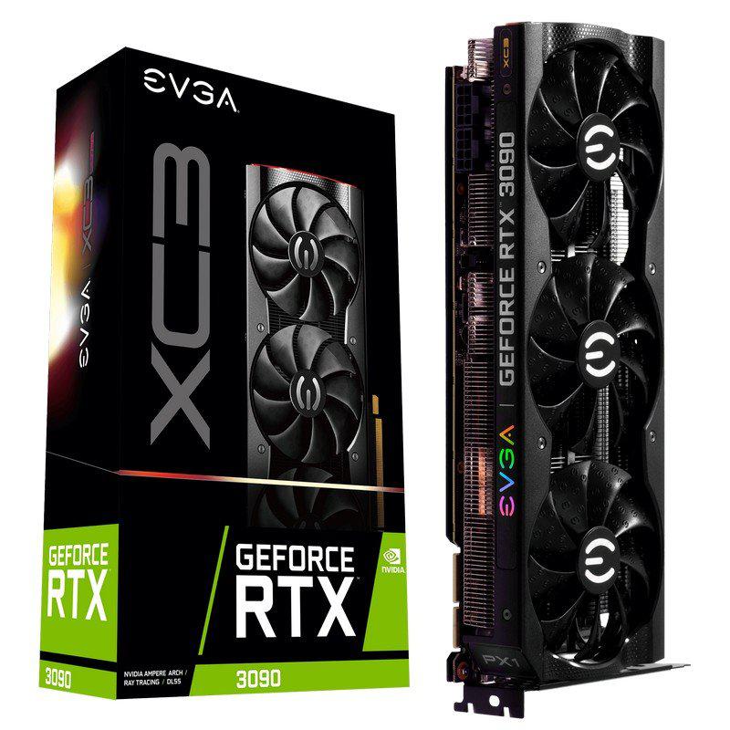 EVGA XC3 GAMING GeForce RTX 3090 24 GB Video Card (24G-P5-3973-KR