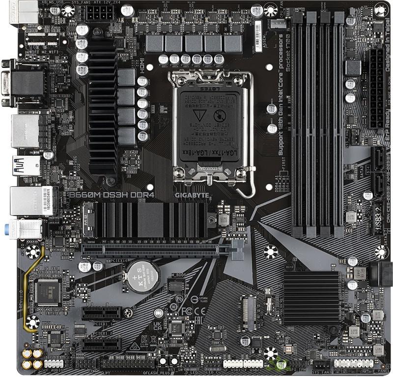 Gigabyte B660M DS3H DDR4 Micro ATX LGA1700 Motherboard (B660M DS3H