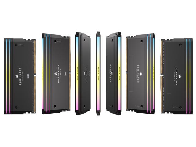 メモリー CORSAIR DOMINATOR TITANIUM 96GB DDR5 CORSAIR DOMINATOR TITANIUM RGB DDR5 RAM 96GB (4x24GB) DDR5