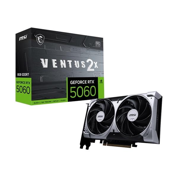 MSI VENTUS 2X OC GeForce RTX 5060 8 GB Video Card (RTX 5060 8G