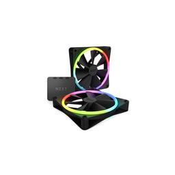 NZXT F140 RGB DUO 84.75 CFM 140 mm Fans 2-Pack (RF-D14DF-B1