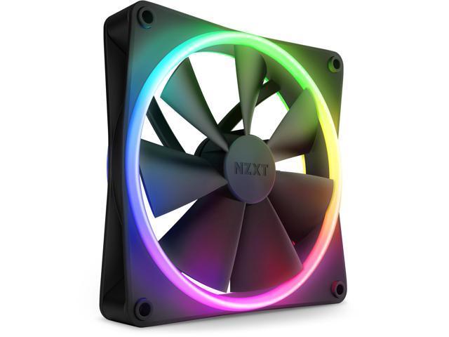 NZXT F140 RGB DUO 84.75 CFM 140 mm Fans 2-Pack (RF-D14DF-B1