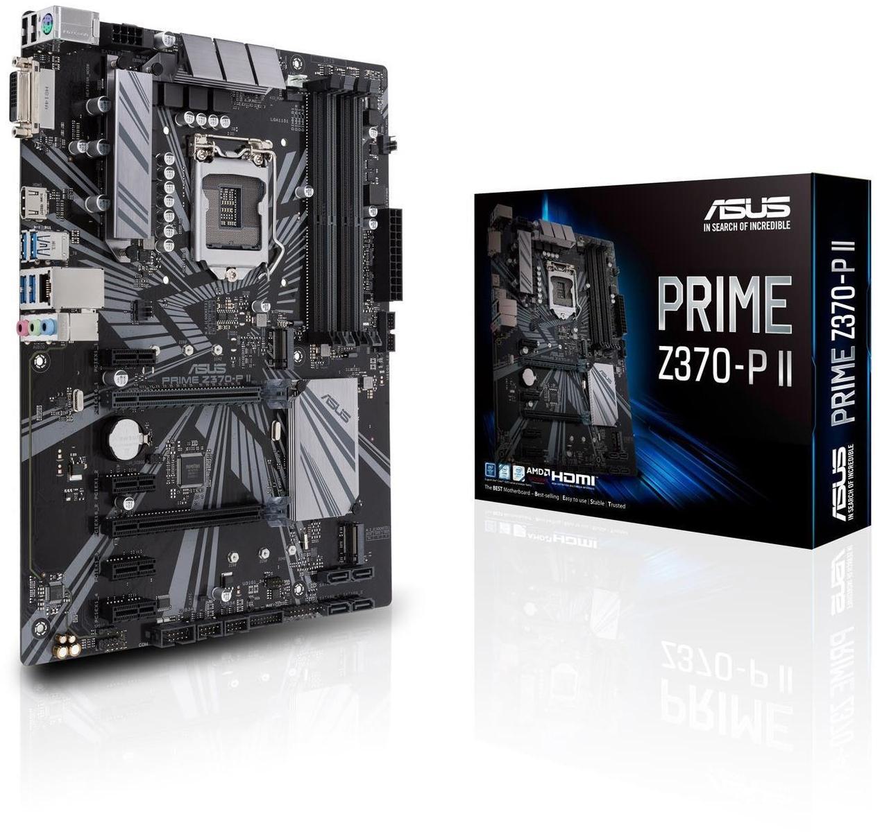 Asus PRIME Z370-P II ATX LGA1151 Motherboard (PRIME Z370-P II
