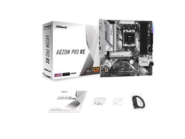 ASRock A620M Pro RS Micro ATX AM5 Motherboard (A620M Pro RS