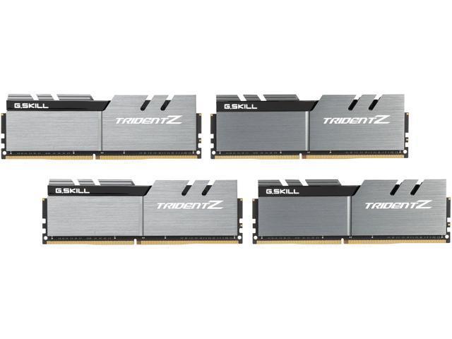 G.Skill Trident Z 32 GB (4 x 8 GB) DDR4-3200 CL16 Memory (F4