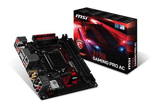 MSI Z170I GAMING PRO AC Mini ITX LGA1151 Motherboard (Z170I GAMING