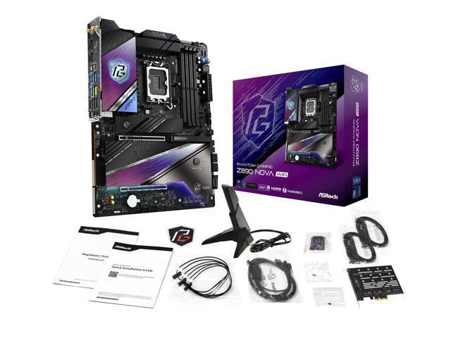 【未開封新品】Phantom 1/8 アイン GA Graphic Ver. ASRock Phantom Gaming Z890 Nova WiFi ATX LGA1851 Motherboard