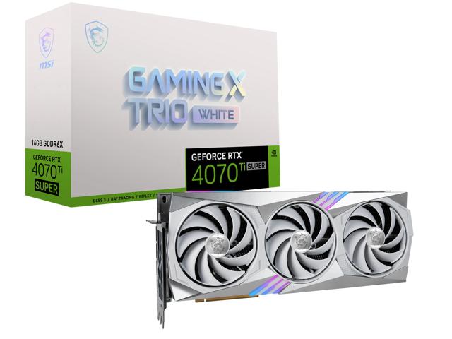 MSI GAMING X TRIO GeForce RTX 4070 Ti SUPER 16 GB Video Card (RTX