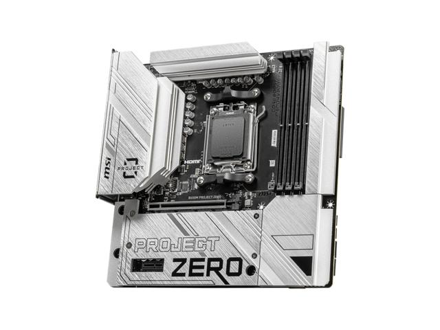 ジャンク MSI B650M PROJECT ZERO MSI B650M PROJECT ZERO Micro ATX AM5 Motherboard (B650M