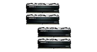 G.Skill Sniper X 32 GB (4 x 8 GB) DDR4-3600 CL19 Memory (F4