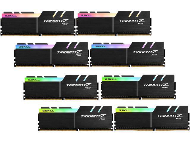 G.Skill Trident Z RGB 256 GB (8 x 32 GB) DDR4-3600 CL18 Memory (F4