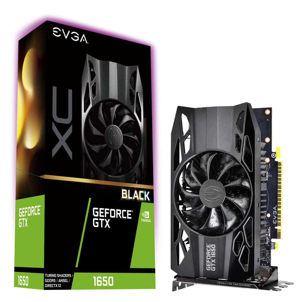 EVGA XC BLACK GAMING GeForce GTX 1650 G5 4 GB Video Card