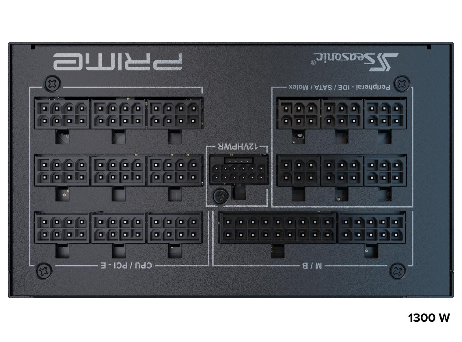 SeaSonic PRIME TX-1300 ATX 3.1 1300 W 80+ Titanium Certified Fully