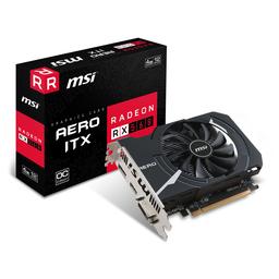 FOR PARTS / POUR PIECES : MSI Radeon RX 560 4GB GDDR5 Aero ITX Size