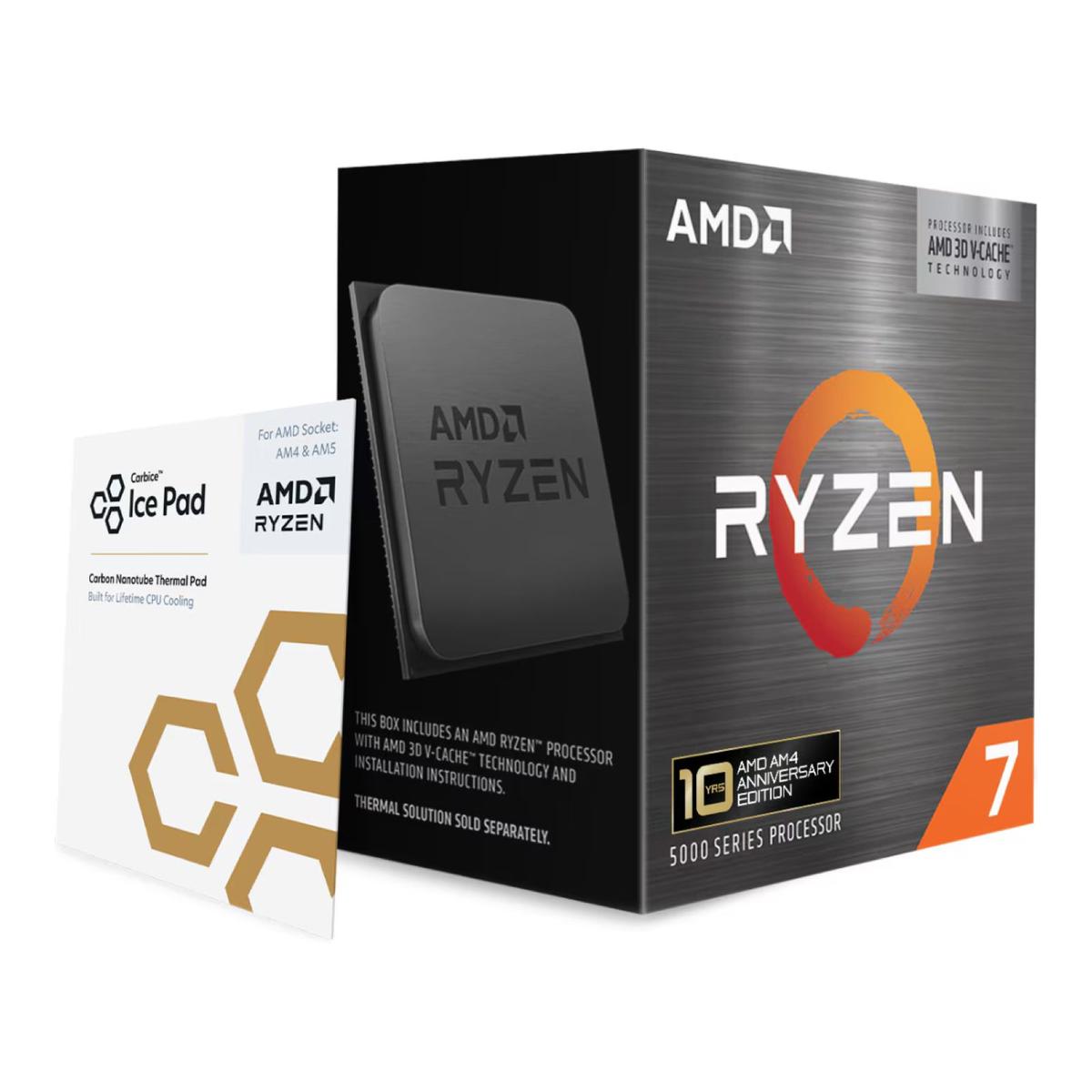 AMD Ryzen 7 5800X3D 10th Anniversary Edition 3.4 GHz 8-Core