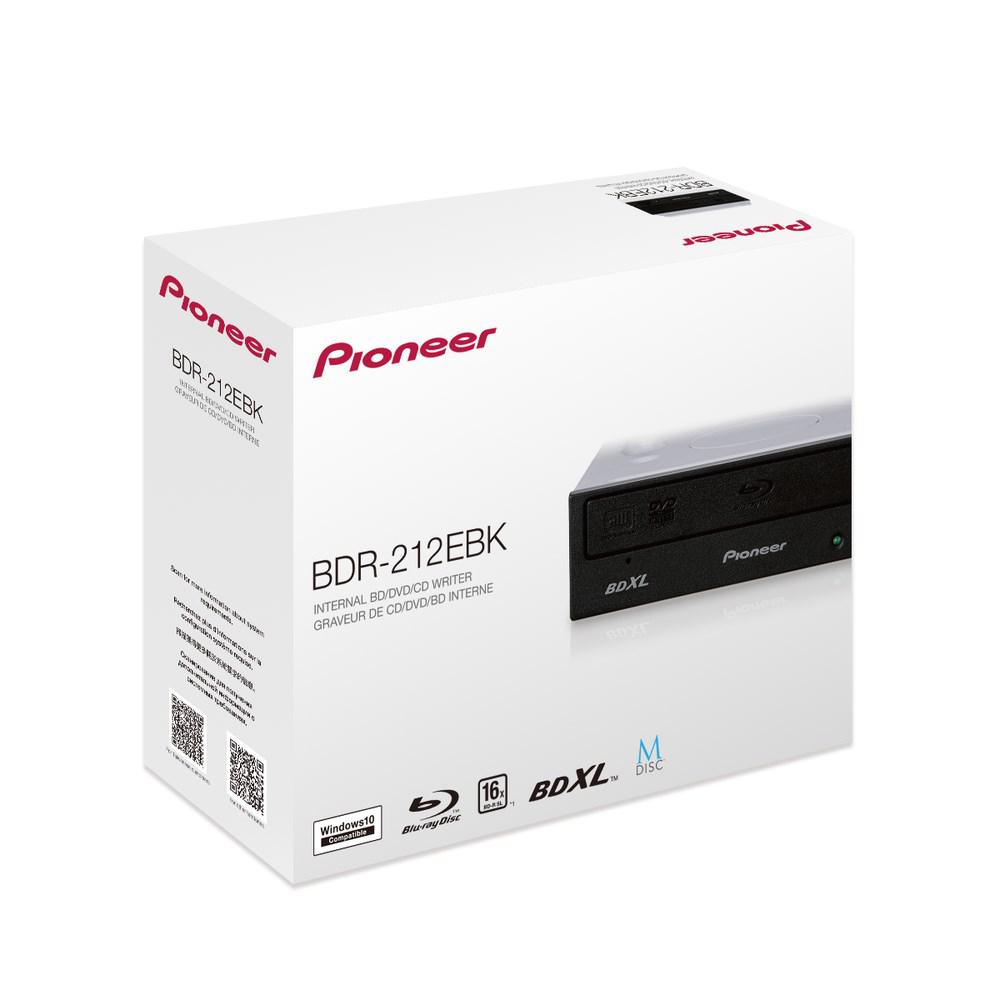 Pioneer BDR-212EBK Blu-Ray Reader, DVD/CD Writer (BDR-212EBK