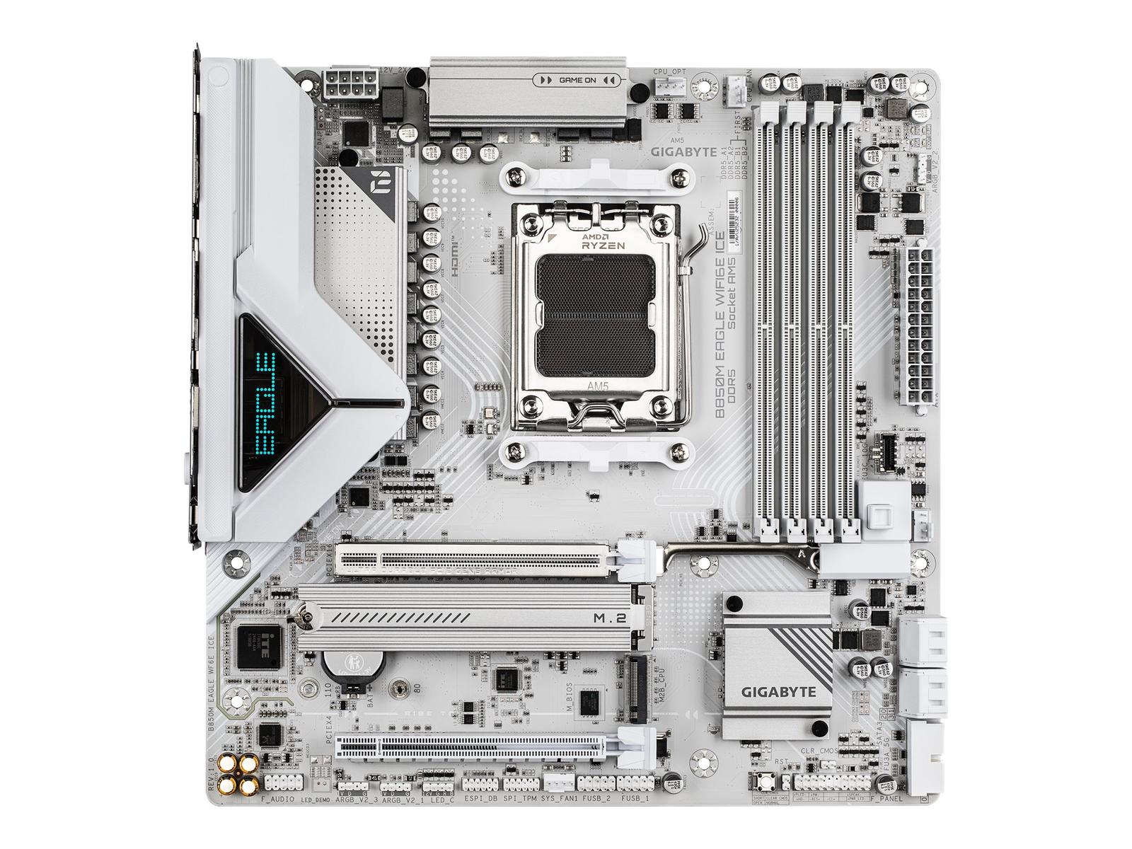 Gigabyte B850M EAGLE WIFI6E ICE Micro ATX AM5 Motherboard (B850M