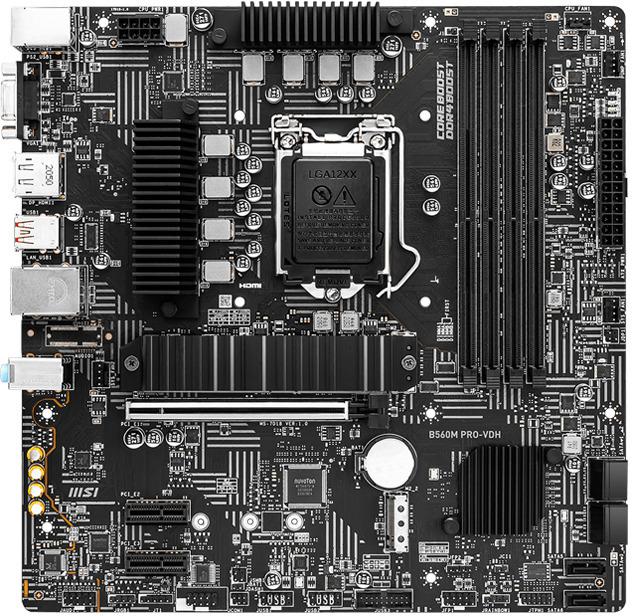 MSI B560M PRO-VDH マザーボード MSI B560M PRO-VDH Micro ATX LGA1200 Motherboard (B560M PRO-VDH