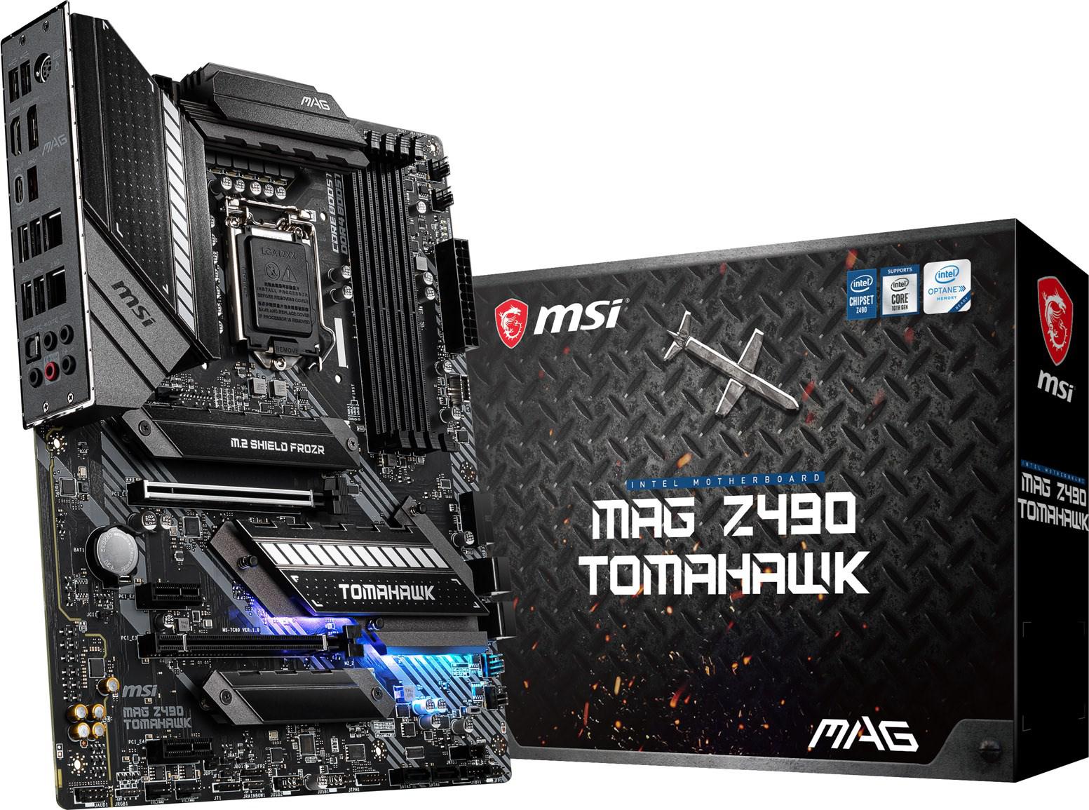MSI MAG Z490 TOMAHAWK ATX LGA1200 Motherboard (MAG Z490 TOMAHAWK