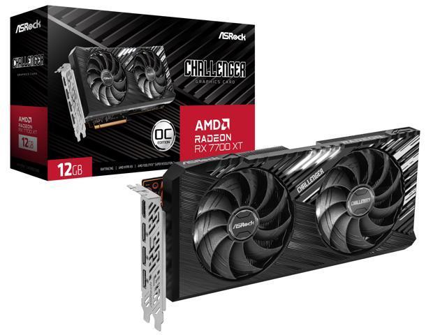 ASRock Challenger OC Radeon RX 7700 XT 12 GB Video Card (RX7700XT