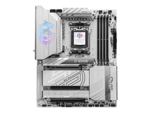 AMD AM5 白いマザー：MSI MPG X870E EDGE TI WIFI MPG X870E EDGE TI WIFI | Gaming Motherboards｜Best