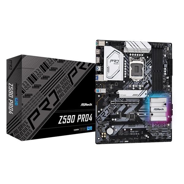 ASRock Z590 Pro4 ATX マザーボード (LGA 1200) c903b7364d370600516f81632584f2