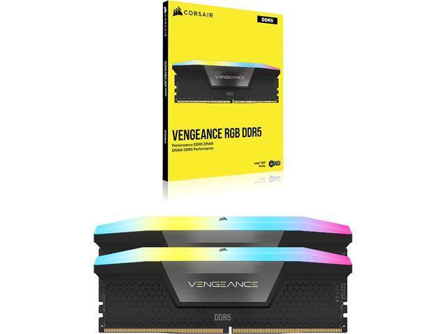 Corsair Vengeance RGB 128 GB (2 x 64 GB) DDR5-6400 CL42 Memory