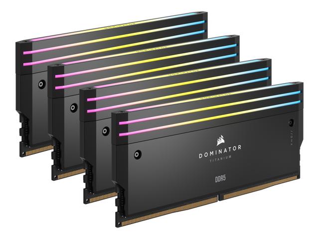 メモリー CORSAIR DOMINATOR TITANIUM DDR5-6400 96G DOMINATOR TITANIUM RGB DDR5 Memory | CORSAIR