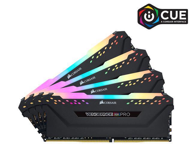 Corsair Vengeance RGB Pro 64 GB (4 x 16 GB) DDR4-3600 CL18 Memory
