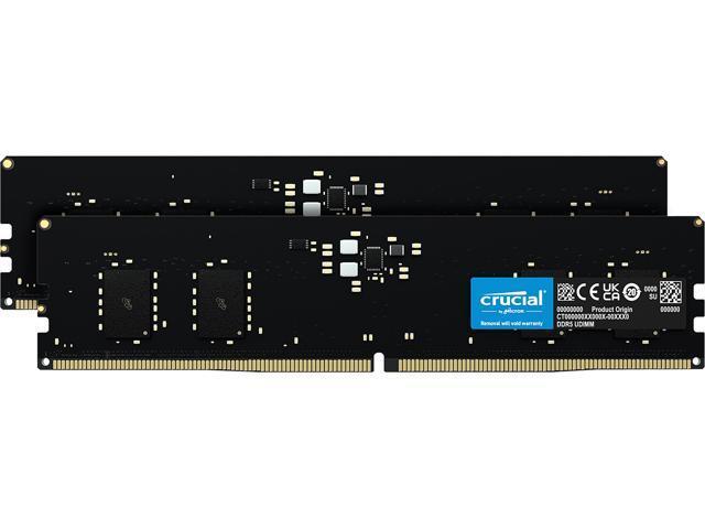 Crucial ddr5-4800 32GB(16GBx2) ② Crucial 32GB DDR5 RAM Kit (2x16GB), 4800MHz CL40 Laptop