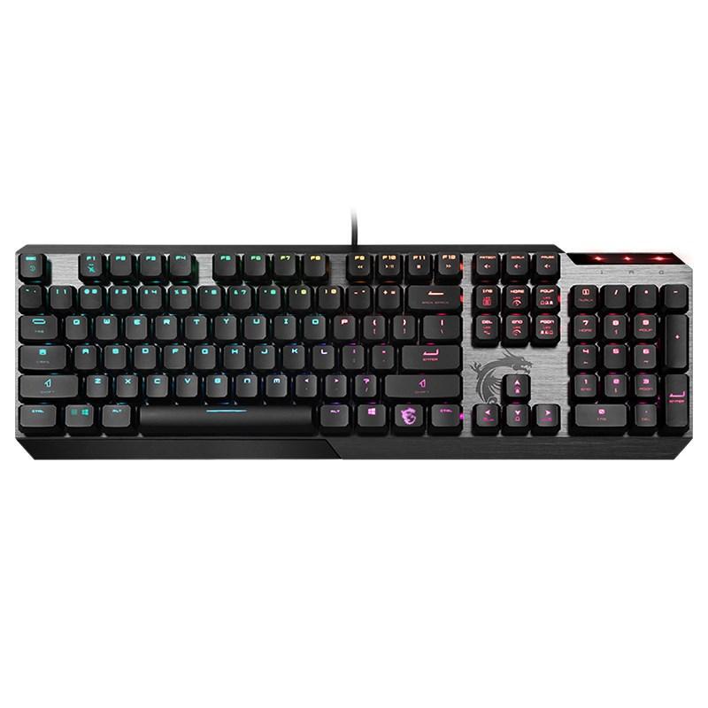 MSI VIGOR GK50 LOW PROFILE TKL JP USB ゲーミングキーボード テンキーレス KB595 ブラック　並行輸入 MSI Vigor GK50 Low Profile Mechanical Gaming Keyboard UK Layout