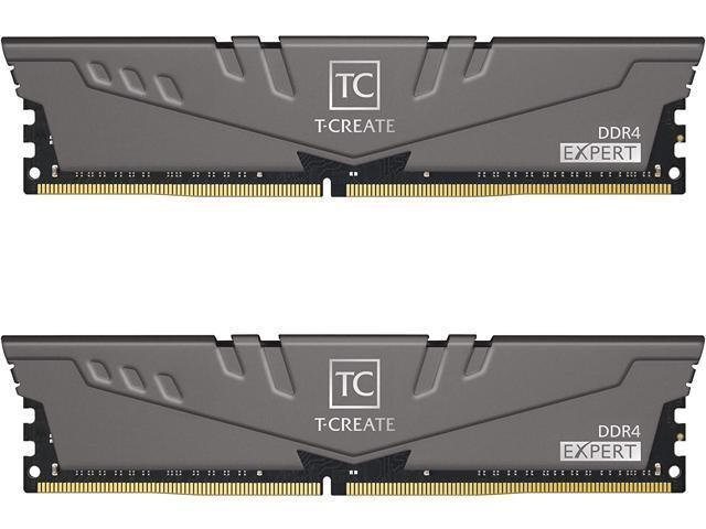 【16g 2個】TEAMGROUP T-CREATE 32g DDR4 3200 TEAMGROUP T-Create Expert 32 GB (2 x 16 GB) DDR4-3200 CL14 Memory