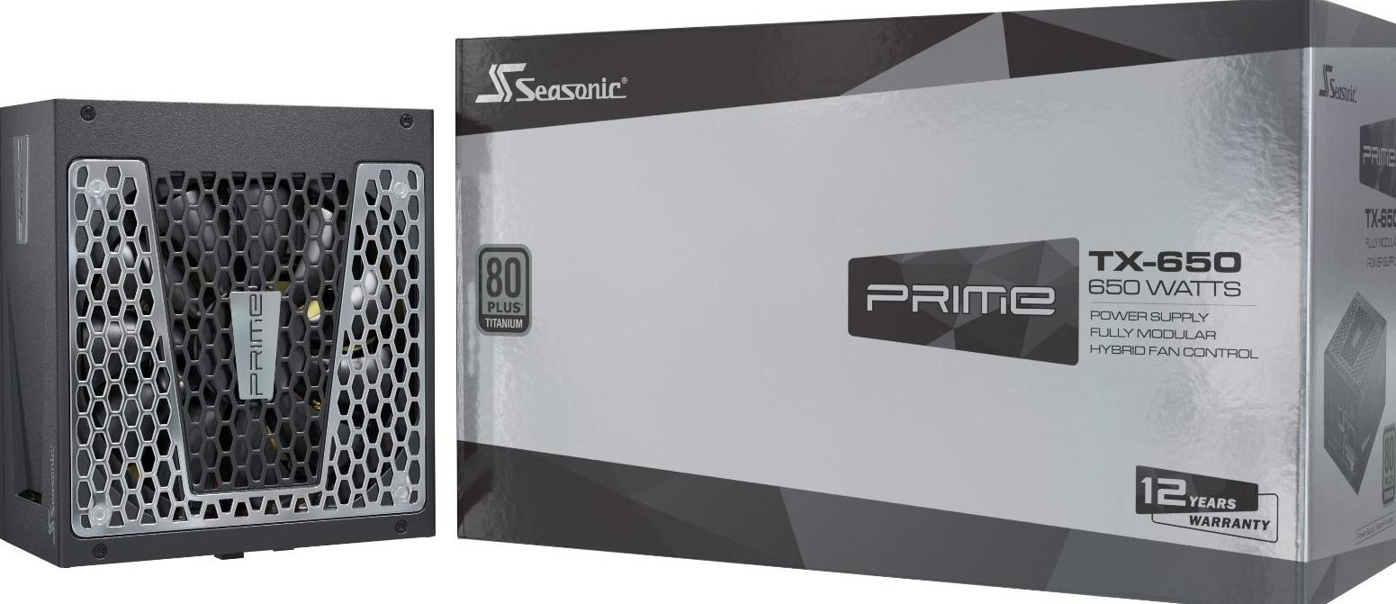 SeaSonic PRIME TX-650 650 W 80+ Titanium Certified Fully