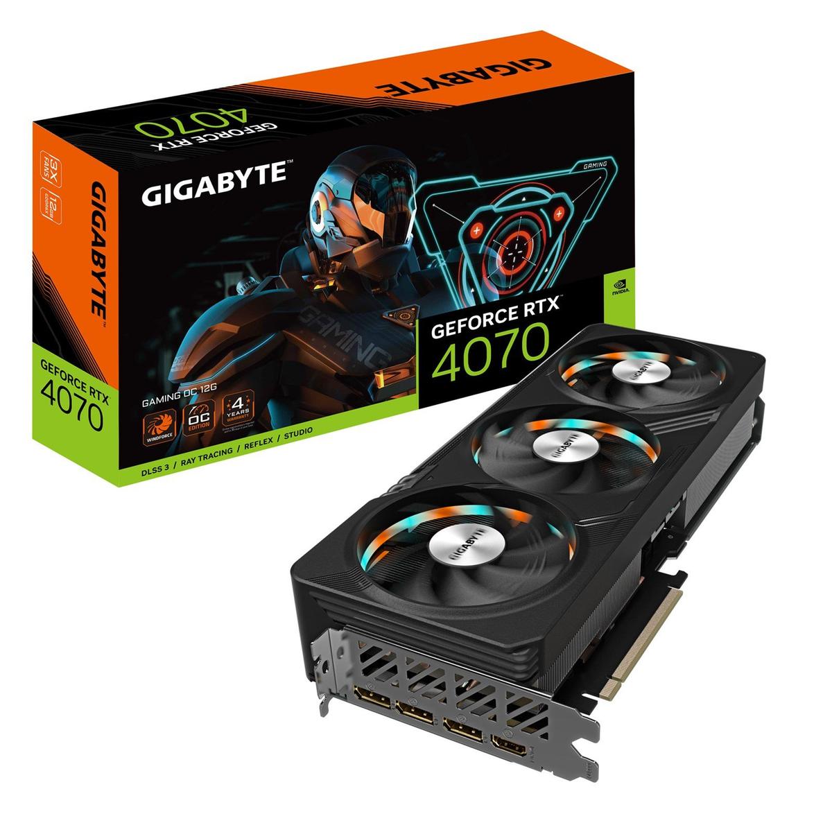 Gigabyte GAMING OC GeForce RTX 4070 12 GB Video Card (GV