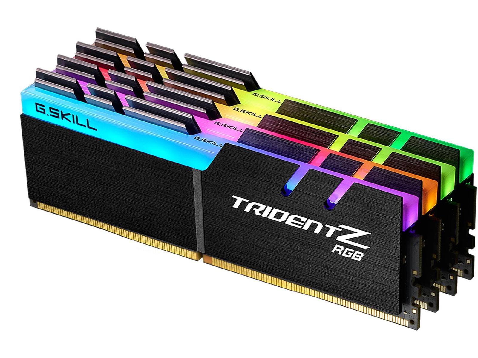 G.Skill Trident Z RGB 32 GB (4 x 8 GB) DDR4-3200 CL14 Memory (F4