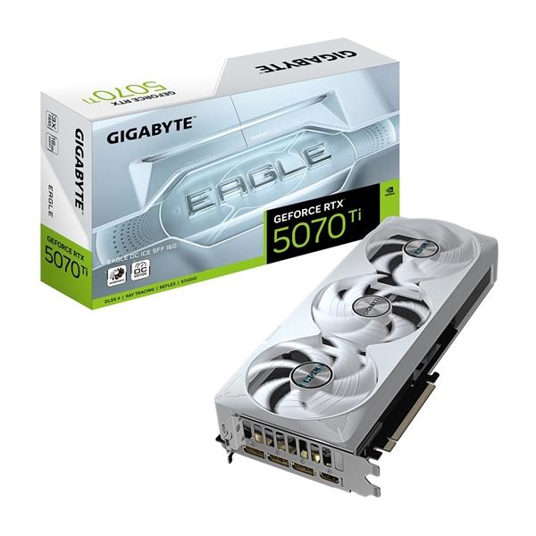 Gigabyte EAGLE OC ICE SFF GeForce RTX 5070 Ti 16 GB Video Card (GV