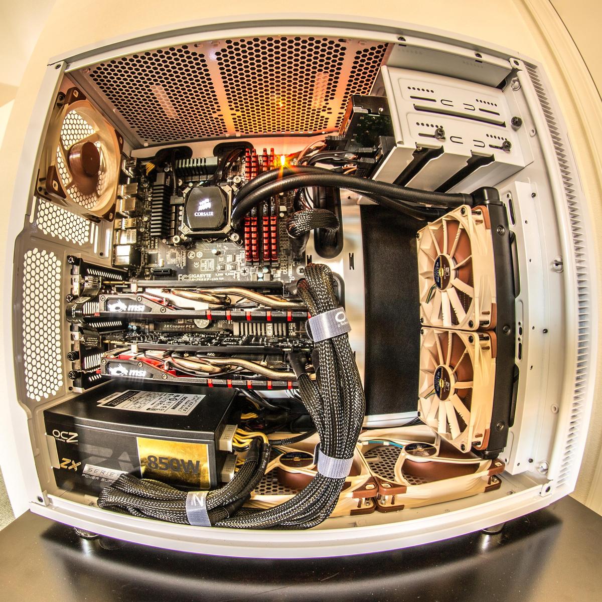自作PC  DEFINE R5 Core Core i5 GTX 750Ti OLD and NEW R5 by onetwosix - Intel Core i7-2600K, 2 x