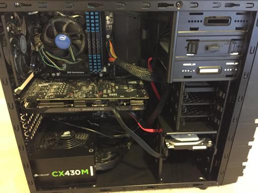 Blue and black build [made by 12 year old girl] {GTX 950} by