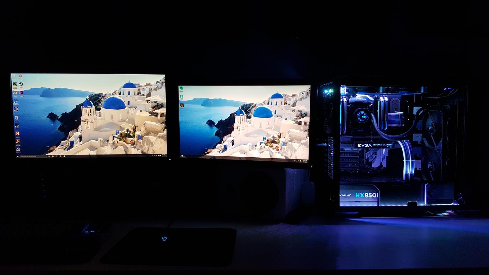 Oxygen White Blue X99 Build By Justbad2 Intel Core I7 50k Geforce Gtx 1080 Phanteks Enthoo Evolv Atx Tg Atx Mid Tower Pcpartpicker