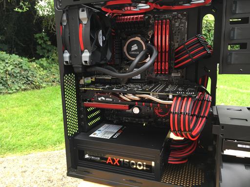 Intel i7 4790K Gaming System (Red and Black) by mouzzampk2014