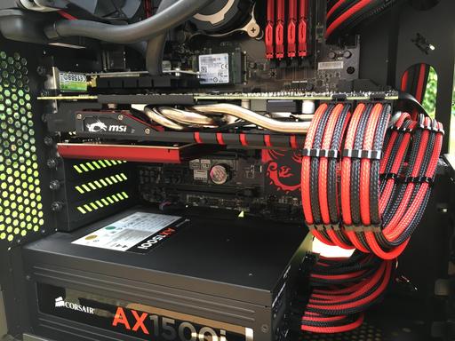Intel i7 4790K Gaming System (Red and Black) by
