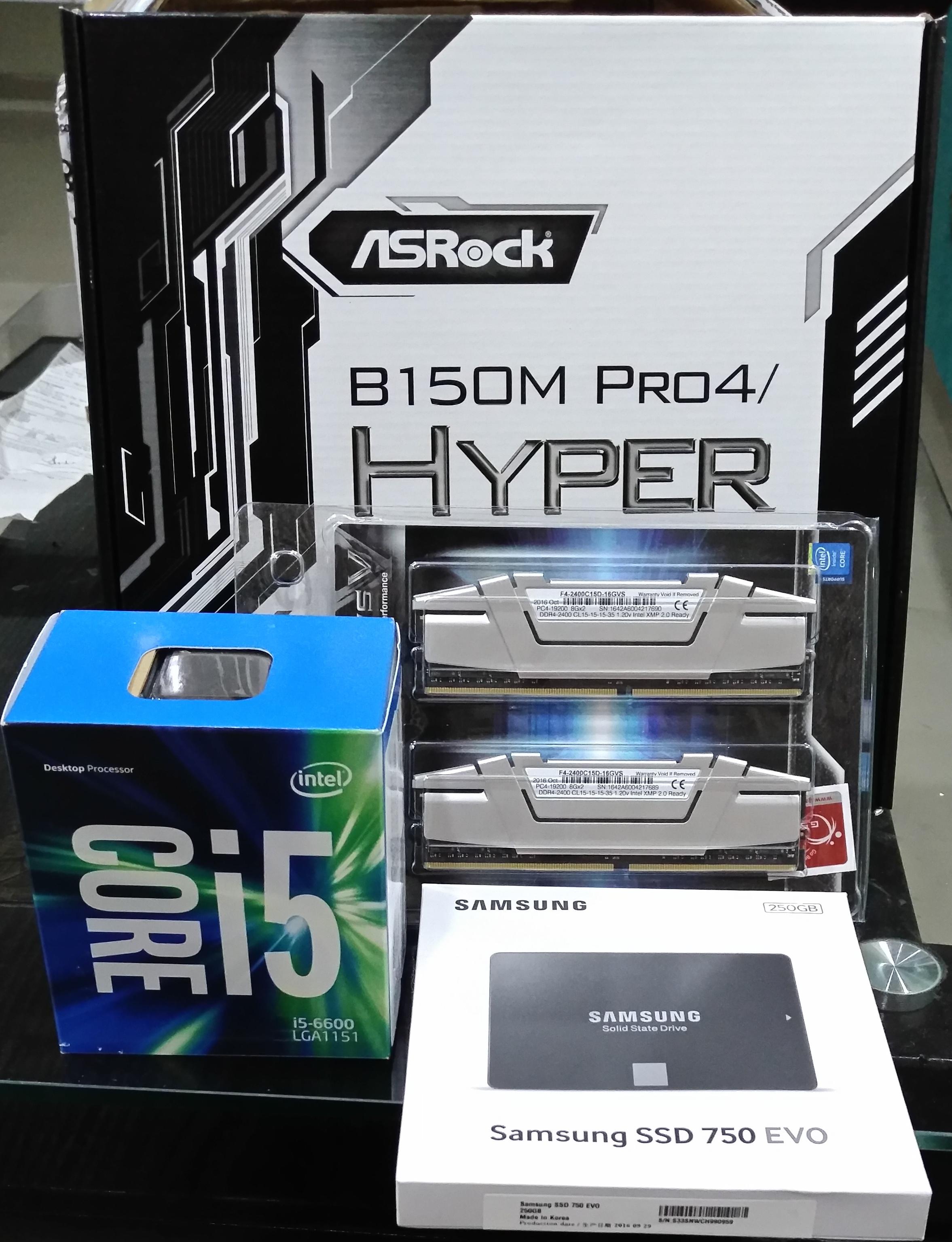 ASRock Z170 Pro4 & Intel core i5 6500セット（それか単品）