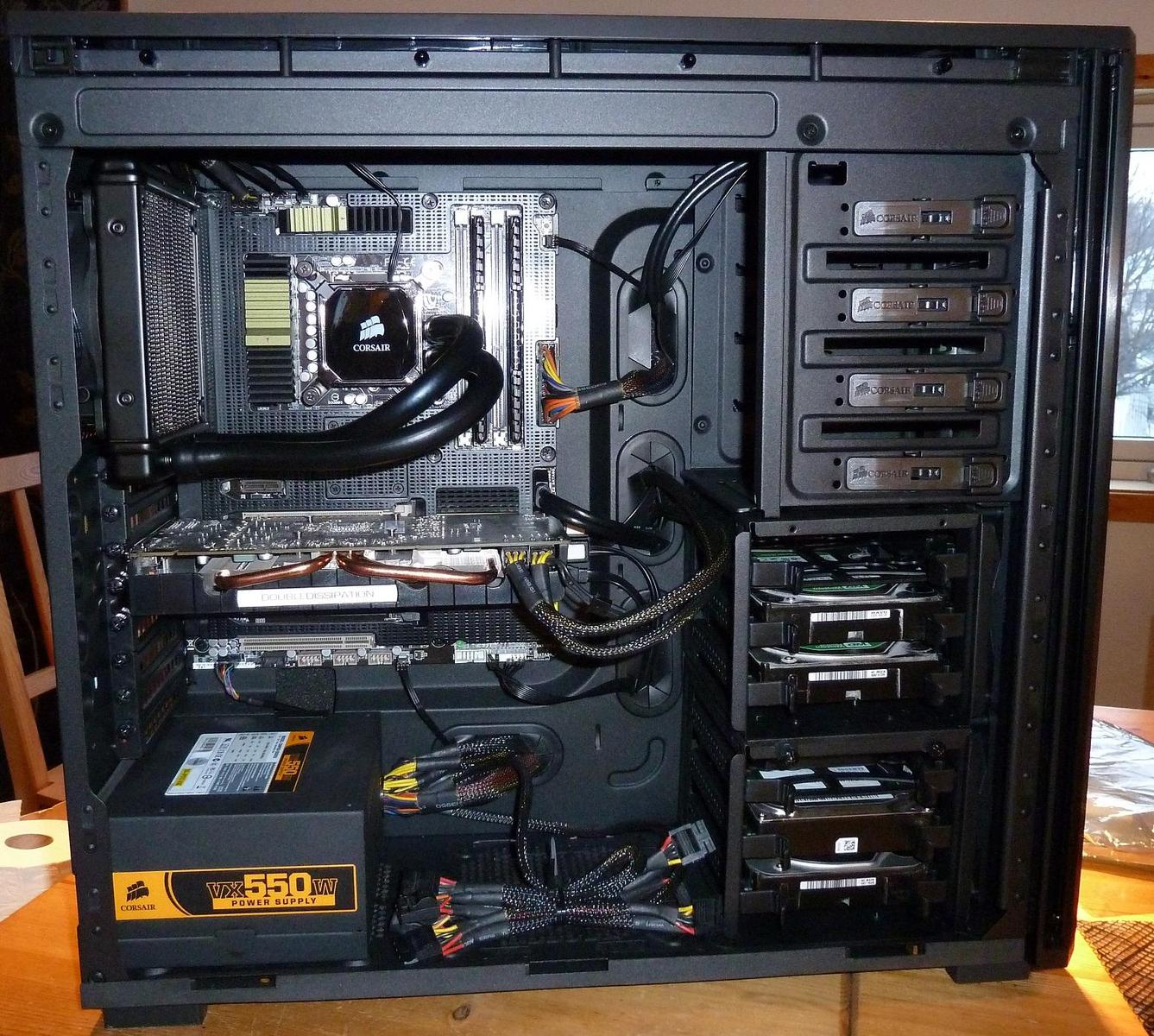 corsair h60 54.0 cfm liquid cpu cooler